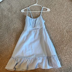 Light blue dress, good condition, worn once.